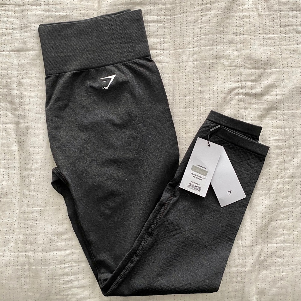 Gym shark Black Seamless leggings in XL